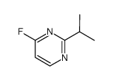 Pyrimidine, 4-fluoro-2-(1-methylethyl)- (9CI) Structure