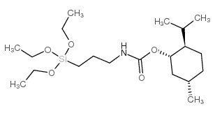 (s)-n-triethoxysilylpropyl-o-menthocarbamate Structure