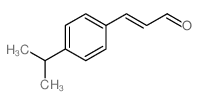 2-Propenal,3-[4-(1-methylethyl)phenyl]-结构式