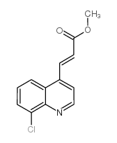 3-(8-chloroquinoline-4-yl)acrylic acid methyl ester picture