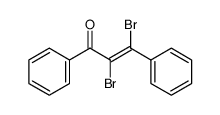 α,β-bibromo-chalcone Structure