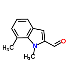 1,7-Dimethyl-1H-indole-2-carbaldehyde图片