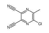 5-Chloro-6-methyl-2,3-pyrazinedicarbonitrile structure