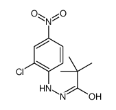 2'-(2-chloro-4-nitrophenyl)-2,2-dimethylpropionohydrazide Structure