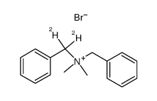 Dibenzyl-α,α-d2-dimethylammonium bromide结构式