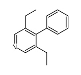 3,5-diethyl-4-phenylpyridine Structure