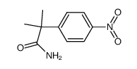 2-methyl-2-(4-nitro-phenyl)-propionic acid amide结构式