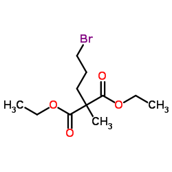 Diethyl (3-bromopropyl)(methyl)malonate Structure