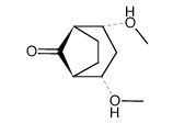 2,4-dimethoxybicyclo(3.2.1)octan-8-one结构式