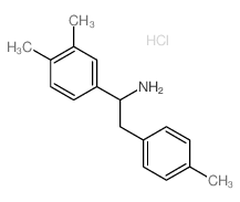 Benzeneethanamine, a-(3,4-dimethylphenyl)-4-methyl-,hydrochloride (1:1) Structure