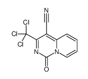 1-oxo-3-(trichloromethyl)pyrido[1,2-c]pyrimidine-4-carbonitrile Structure
