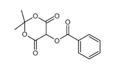 (2,2-dimethyl-4,6-dioxo-1,3-dioxan-5-yl) benzoate Structure