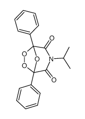3-isopropyl-1,5-diphenyl-6,7,8-trioxa-3-azabicyclo[3.2.1]octane-2,4-dione Structure