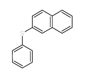 2-phenylsulfanylnaphthalene Structure