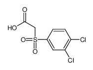 2-(3,4-dichlorophenyl)sulfonylacetic acid结构式