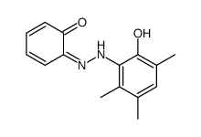 6-[(2-hydroxy-3,5,6-trimethylphenyl)hydrazinylidene]cyclohexa-2,4-dien-1-one Structure