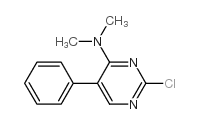 2-Chloro-N,N-dimethyl-5-phenylpyrimidin-4-amine picture