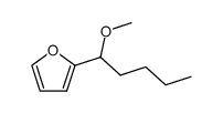 1-(2-furyl)-1-methoxypentane结构式