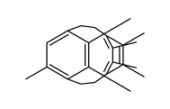 12,13,15,16,42,43,45-heptamethyl-1,4(1,4)-dibenzenacyclohexaphane结构式