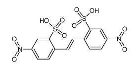 4,4'-dinitro-stilbene-2,2'-disulphonic acid结构式