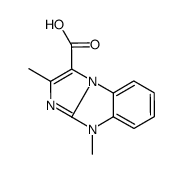 9H-Imidazo[1,2-a]benzimidazole-3-carboxylicacid,2,9-dimethyl-(9CI) Structure