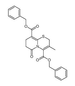 dibenzyl 7,8-dihydro-3-methyl-6-oxo-2H,6H-pyrido<2,1-b><1,3>thiazine-4,9-dicarboxylate Structure