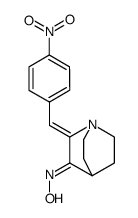 syn,cis-2-(4'-Nitrobenzylidene)-2-oxoquinuclidine Oxime结构式