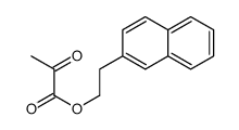 2-naphthalen-2-ylethyl 2-oxopropanoate Structure