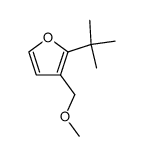 2-tert-butyl-3-methoxymethylfuran Structure