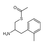 Ethanethioic acid, S-[2-amino-3-(2-methylphenyl)propyl] ester (9CI) picture