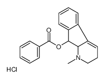 (1-methyl-2,3,9,9a-tetrahydro-1H-indeno[2,3-b]pyridin-1-ium-9-yl) benzoate,chloride结构式