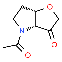 2H-Furo[3,2-b]pyrrol-3(3aH)-one,4-acetyltetrahydro-,(3aR,6aS)-rel-(9CI)结构式