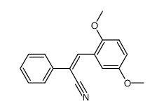 3-(2,5-dimethoxy-phenyl)-2-phenyl-acrylonitrile Structure