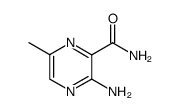 3-amino-6-methyl-pyrazine-2-carboxylic acid amide结构式