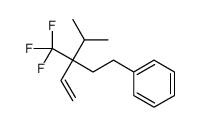 [3-propan-2-yl-3-(trifluoromethyl)pent-4-enyl]benzene Structure