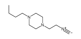 1-Butyl-4-(2-isocyanoethyl)piperazine Structure