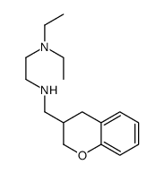 N-(3,4-dihydro-2H-chromen-3-ylmethyl)-N',N'-diethylethane-1,2-diamine Structure