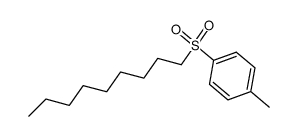 1-(4-methylphenylsulfonyl)-nonane结构式