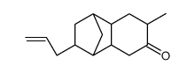 3-Allyloctahydro-7-methyl-1,4-methanonaphthalen-6(2H)-one Structure