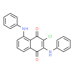 1,4-Naphthoquinone,2,5-dianilino-3-chloro- (2CI) picture