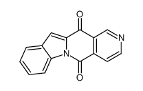 indolo(1,2-b)(2,6)naphthyridine-5,12-quinone结构式