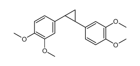 4-[(1R,2R)-2-(3,4-dimethoxyphenyl)cyclopropyl]-1,2-dimethoxybenzene结构式
