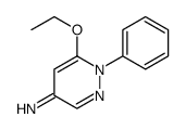 4(1H)-Pyridazinimine,6-ethoxy-1-phenyl-(9CI) structure