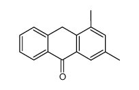 2,4-dimethyl-anthrone Structure