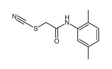 cyanomercapto-acetic acid-(2,5-dimethyl-anilide) Structure