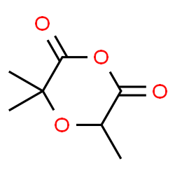 2,6-p-Dioxanedione,3,3,5-trimethyl- (1CI) structure