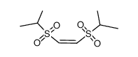 2-[(Z)-2-(Propane-2-sulfonyl)-ethenesulfonyl]-propane结构式