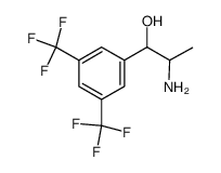 (1R,2S)-1-(3,5-bis(trifluoromethyl)phenyl)-2-aminopropan-1-ol结构式