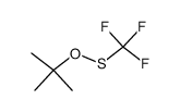 O-tert-Butyl-S-(trifluormethyl)thioperoxid Structure