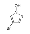4-bromo-1-hydroxypyrazole结构式